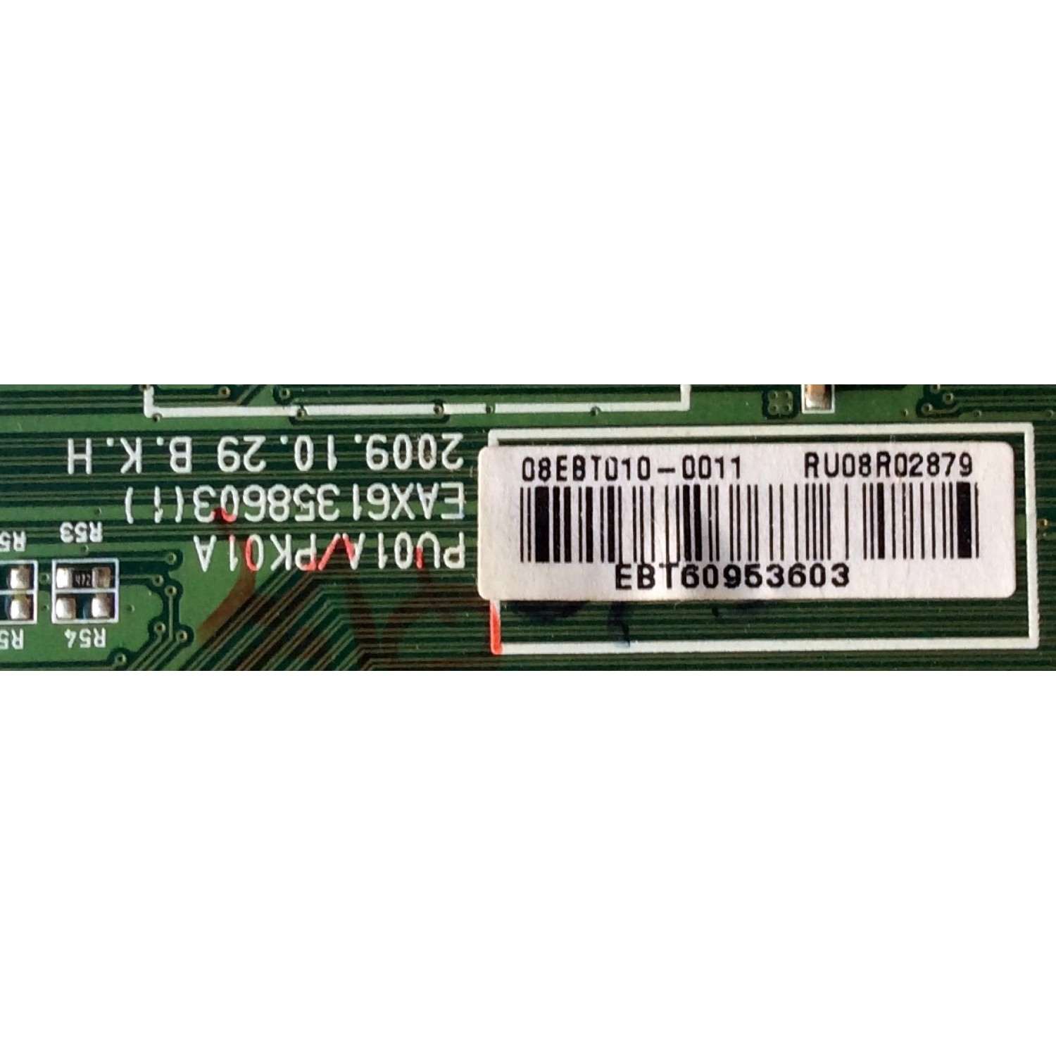 MAIN / LG EBT60953603 / EAX61358603(1) / RU08Q02093 / EBR65775803 / EBR65775804 / PARTES SUSTITUTAS EBT60953602 / EBR65774001 / CRB31038001 / PANEL PDP42T10000 / MODELOS 42PJ350-UB AUSLLUR /  42PJ350C-UB AUSLLUR - Imagen 2